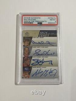 2019 Sp Authentic Sign Of The Times 8 Psa Gretzky Auto Lemieux Howe Orr Roy Jagr
