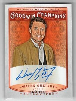 2019 Upper Deck Goodwin Champions Autograph Auto Ssp Wayne Gretzky Pls Read