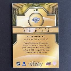 2020-21 Upper Deck Artifacts Aurum Green Wayne Gretzky /10 Los Angeles Kings