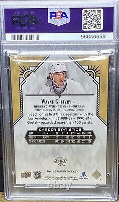 2020-21 Upper Deck Stature Red /85 Wayne Gretzky #76 PSA 9
