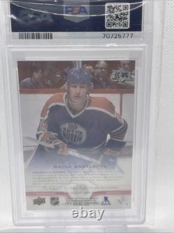 2020 Upper Deck Clear Cut Wayne Gretzky Autograph Exclusives 10/15 Mint 9