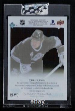 2021-22 Clear Cut Tribute Autograph 1991-92 Upper Deck #RT-WG Wayne Gretzky SSP