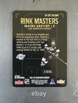 2021-22 Upper Deck Fleer Ultra Rink Masters GOLD Wayne Gretzky /25 RARE #24