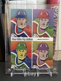 2021-22 Upper Deck Fleer Ultra Wayne Gretzky Achievement Pop Culture 5x7 Auto