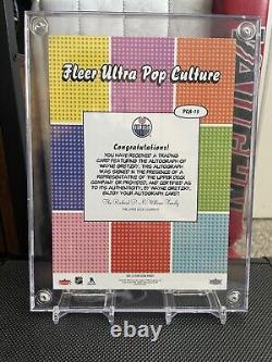 2021-22 Upper Deck Fleer Ultra Wayne Gretzky Achievement Pop Culture 5x7 Auto
