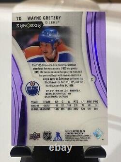 2021-22 Upper Deck Synergy Wayne Gretzky Auto Purple #06/15