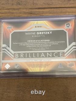 2021-22 Upper Deck The Cup Wayne Gretzky Brilliance Gold Auto Kings