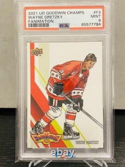2021 Upper Deck Goodwin Champions Fanimation Wayne Gretzky PSA 9 MINT HOF