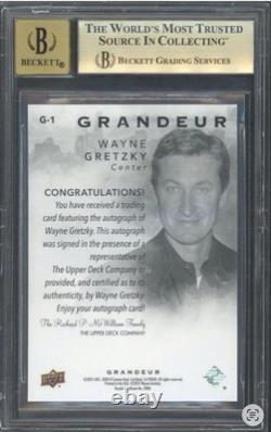 2021 Upper Deck Grandeur Wayne Gretzky Auto /25 BGS 9.5 Gem Mint #G-1