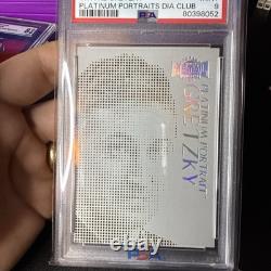 2021 Upper Deck Metal Universe Wayne Gretzky Platinum Portait Oilers PSA 9