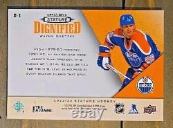 2022-23 UD Stature Dignified Orange Wayne Gretzky /35 EDMONTON OILERS #D-1