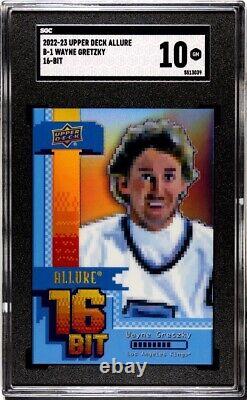 2022-23 Upper Deck Allure Wayne Gretzky 16-Bit SSP Kings SGC 10