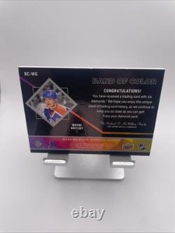 2022-23 Upper Deck Black Diamond Band of Color Wayne Gretzky /22 #BC-WG Edmonton