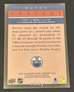 2022-23 Upper Deck Credentials Fleer Provisions Easter Egg Wayne Gretzky