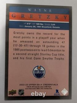 2022-23 Upper Deck Credentials Fleer Wayne Gretzky
