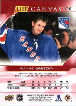 2022-23 Upper Deck Extended Series Canvas Insert #c397 Wayne Gretzky