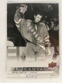 2022-23 Upper Deck Extended UD Canvas Legends Black #C397 Wayne Gretzky