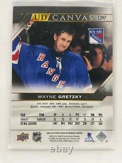 2022-23 Upper Deck Extended UD Canvas Legends Black #C397 Wayne Gretzky