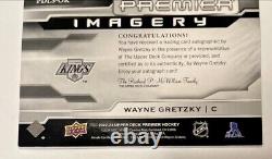 2022-23 Upper Deck Premier Hockey WAYNE GRETZKY Imagery Legends Auto SSP /50
