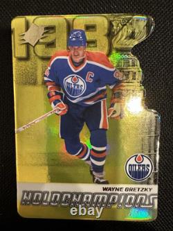 2022-23 Upper Deck SPX Hockey Wayne Gretzky HC-WG Holochampions Gold /35