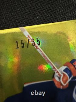 2022-23 Upper Deck SPX Hockey Wayne Gretzky HC-WG Holochampions Gold /35
