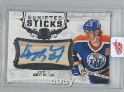2022-23 Upper Deck The Cup Scripted Sticks Wayne Gretzky Auto 08/15
