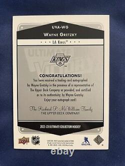 2022-23 Upper Deck Ultimate Wayne Gretzky 1999-00 Ultimate Victory Retro Auto SP