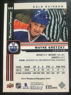 2022-23 WAYNE GRETZKY UD PARKHURST CHAMPIONS LEGEND GOLD RAINBOW 11600 packs