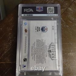 2022 The Cup Wayne Gretzky Scripted Sticks /15 MEM Auto PSA 8