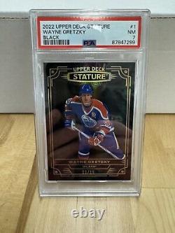 2022 UD Stature Wayne Gretzky Black