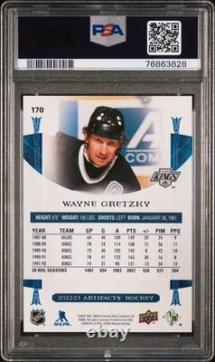 2022 Upper Deck Artifacts #170 Wayne Gretzky Purple /25 Psa 9 Pop 1