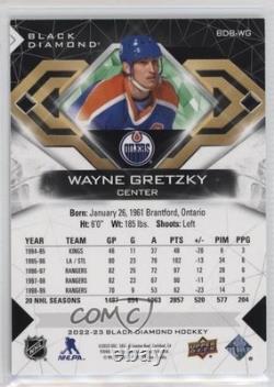 2022 Upper Deck Black Diamond Legends Green 1/10 Wayne Gretzky #BDB-WG HOF 0q3