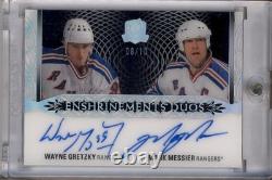 2022 Upper Deck The Cup Enshrinements Duos Wayne Gretzky Mark Messier Auto /10