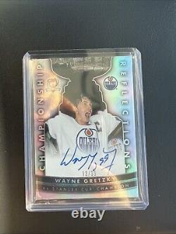 2022 Upper Deck The Cup #cr-wg Wayne Gretzky Champion Reflections Auto /35