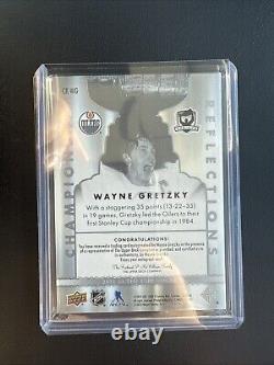 2022 Upper Deck The Cup #cr-wg Wayne Gretzky Champion Reflections Auto /35