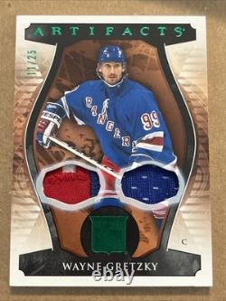 2023-24 Artifacts Emerald Wayne Gretzky #166 New York Rangers /25
