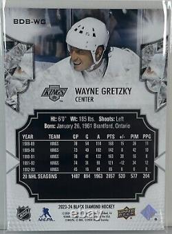 2023-24 Black Diamond Wayne Gretzky Green /10 Los Angeles Kings HOF