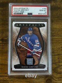 2023-24 Upper Deck Artifacts Wayne Gretzky 06/10 Party Time PSA 10