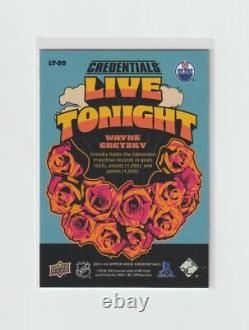 2023-24 Upper Deck Credentials Wayne Gretzky Live Tonight