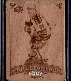 2023-24 Upper Deck Engrained Carved in Time #CT1 Wayne Gretzky