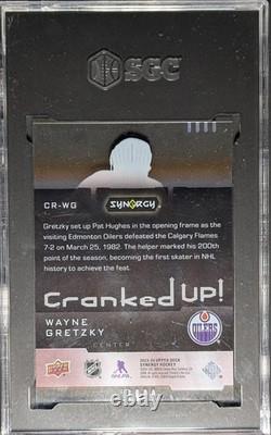 2023-24 Upper Deck SYNERGY WAYNE GRETZKY CRANKED UP GOLD SPECTRUM 1/1 SGC 9.5