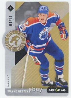 2023-24 Upper Deck Synergy Cast For Greatness Metal Gold Wayne Gretzky 4/10