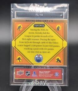 2023-24 Upper Deck Synergy Flammable! Wayne Gretzky FL-10 Acetate Foil Gold /25
