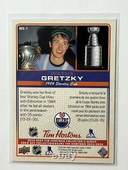 2023-24 Upper Deck Tim Hortons Wayne Gretzky Tribute Ssp 1984 Stanley Cup