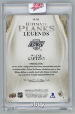 2023-24 Upper Deck Ultimate Planks Legends Wayne Gretzky 03/10