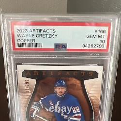 2023-24 Wayne Gretzky Upper Deck Artifacts Copper /299 #166 PoP 2