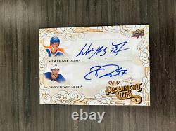 2023 Upper Deck National Connor McDavid / Wayne Gretzky Dual Auto #'d 1/5
