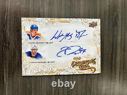 2023 Upper Deck National Connor McDavid / Wayne Gretzky Dual Auto #'d 1/5