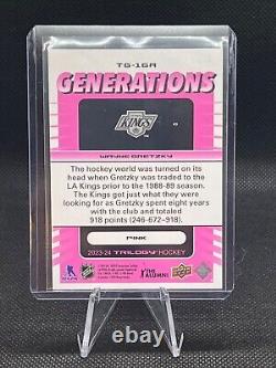 2023 Upper Deck Trilogy PInk Generations Wayne Gretzky /25