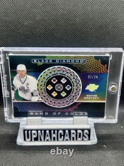 2024-2025 Wayne Gretzky Black Diamond Band of Color /24 #BC-WG